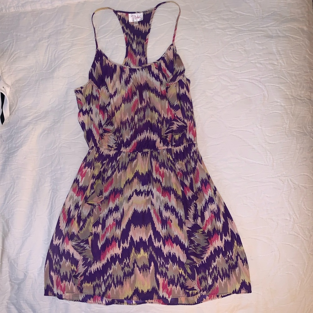 EUC Parker 100% Silk Ikat Dress Size S